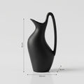 Small Black Ceramic Vase By Zodiya