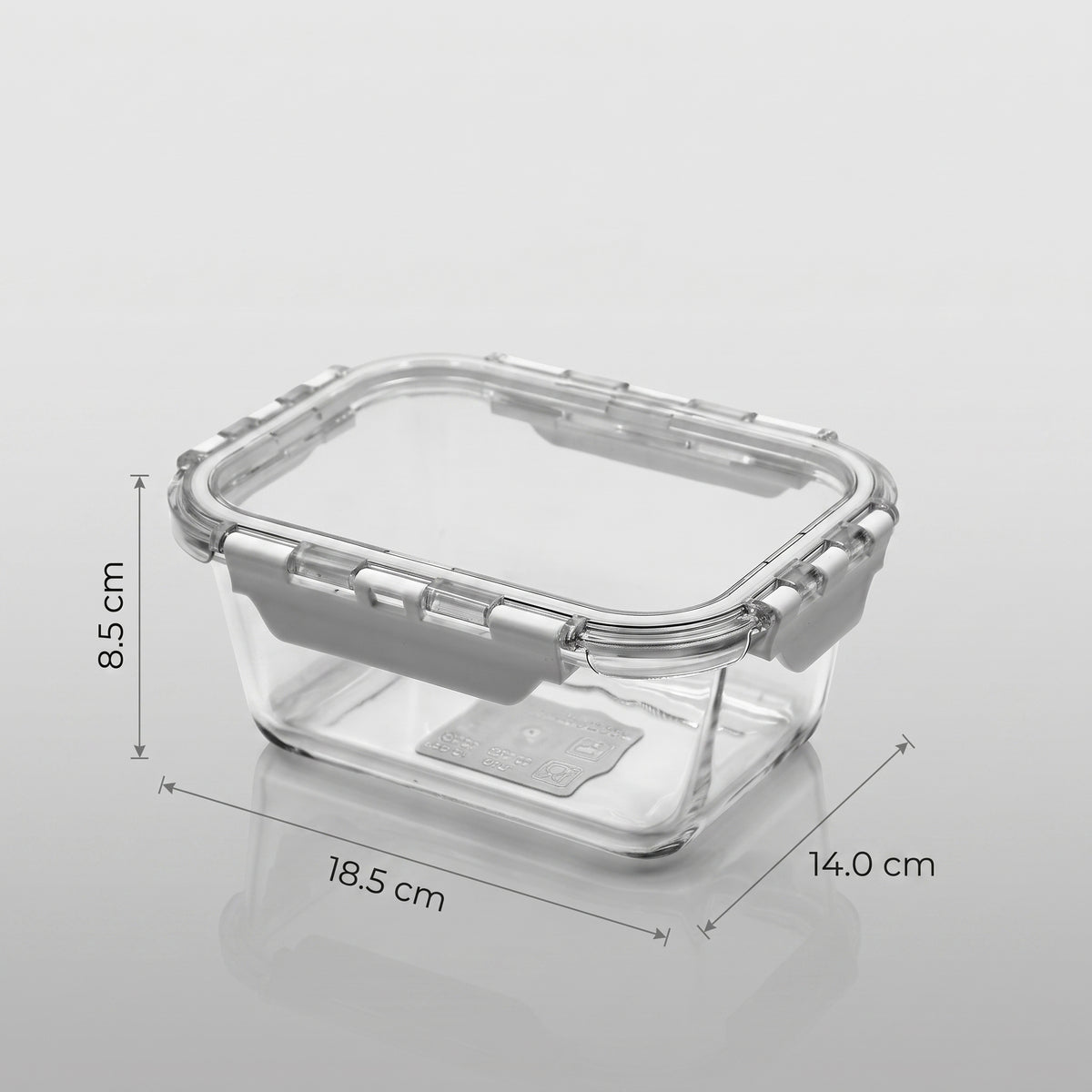 Glass Food Container Box By Zodiya