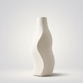 Beige Stone Ceramic Flower Vase (large) By Zodiya