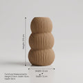 Bubble Shape Ceramic Flower Vase By Zodiya
