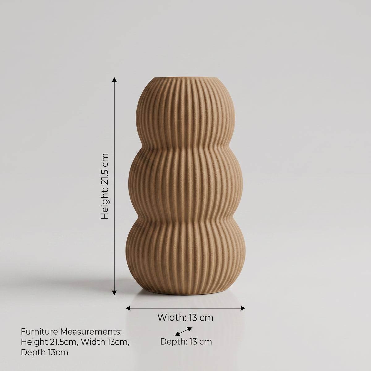 Bubble Shape Ceramic Flower Vase By Zodiya