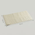 Cream Plastic Bath Mat By Zodiya
