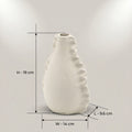 Sea Shell Ceramic Vase (Large) by Zodiya