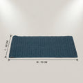 Anti Slip Blue Bath Mat By Zodiya