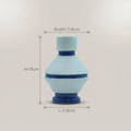 Blue Ceramic Flower Vase (Large) By Zodiya