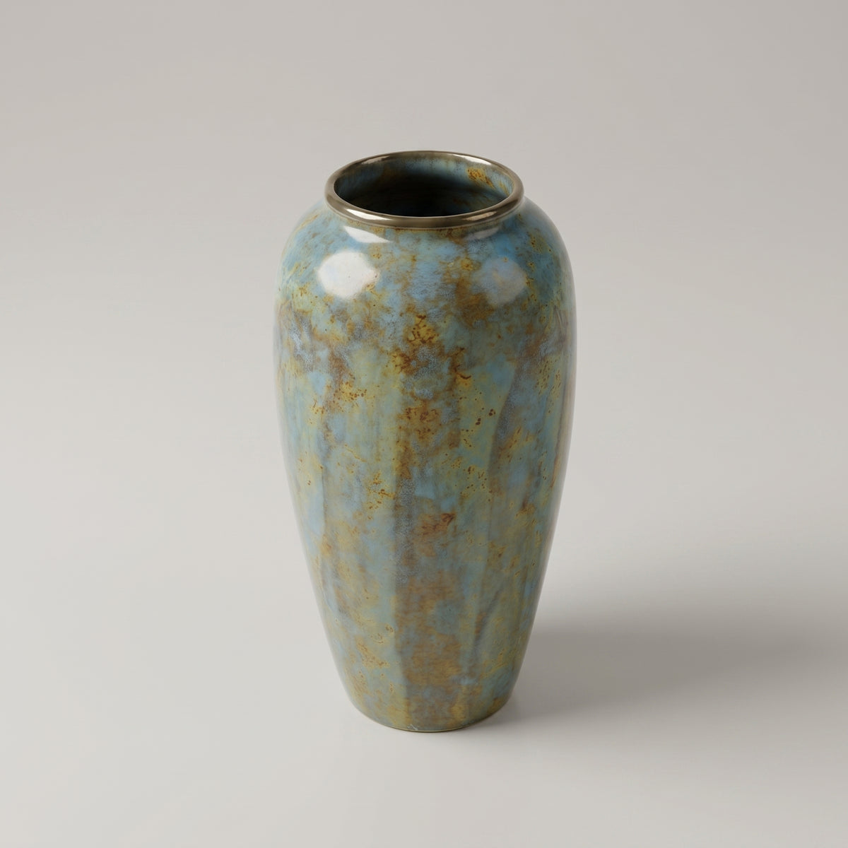 Stone Grey Large Ceramic Flower Vase By Zodiya