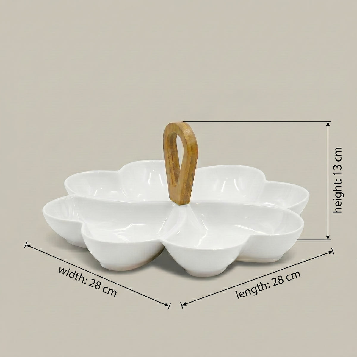 Floral Serving Platter Set by Zodiya