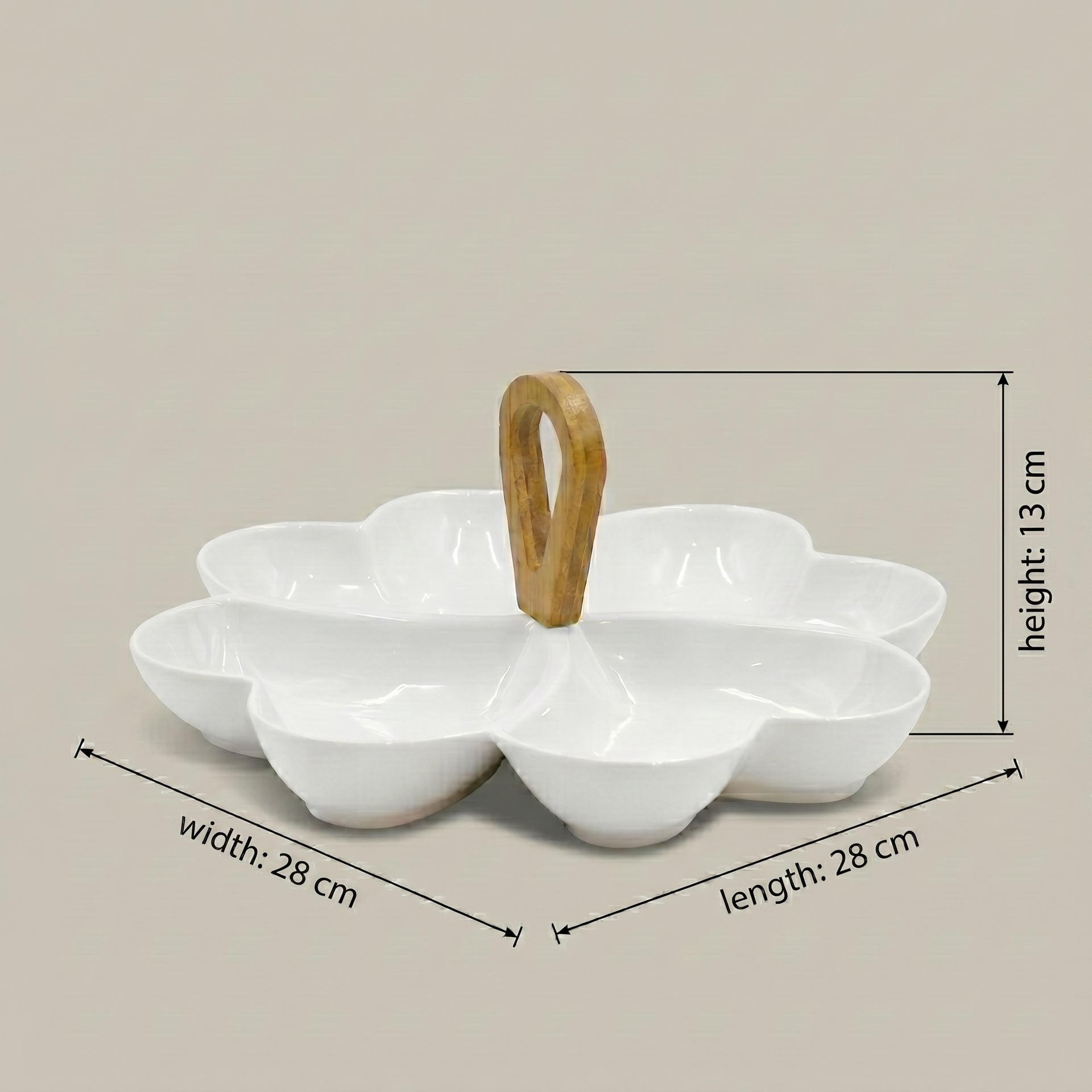Floral Serving Platter Set by Zodiya