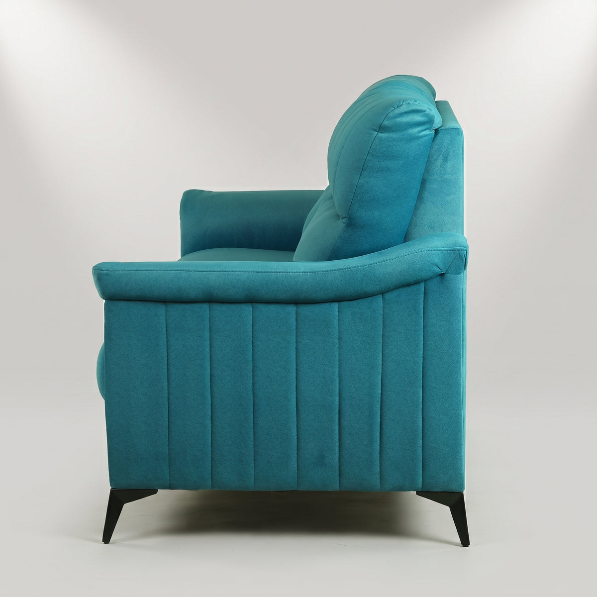 Omega Teal Fabric 3 Seater Sofa by Zodiya