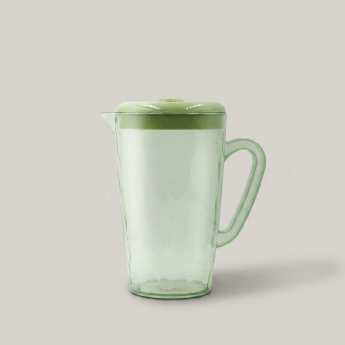 Green Glass Water Jug by Zodiya