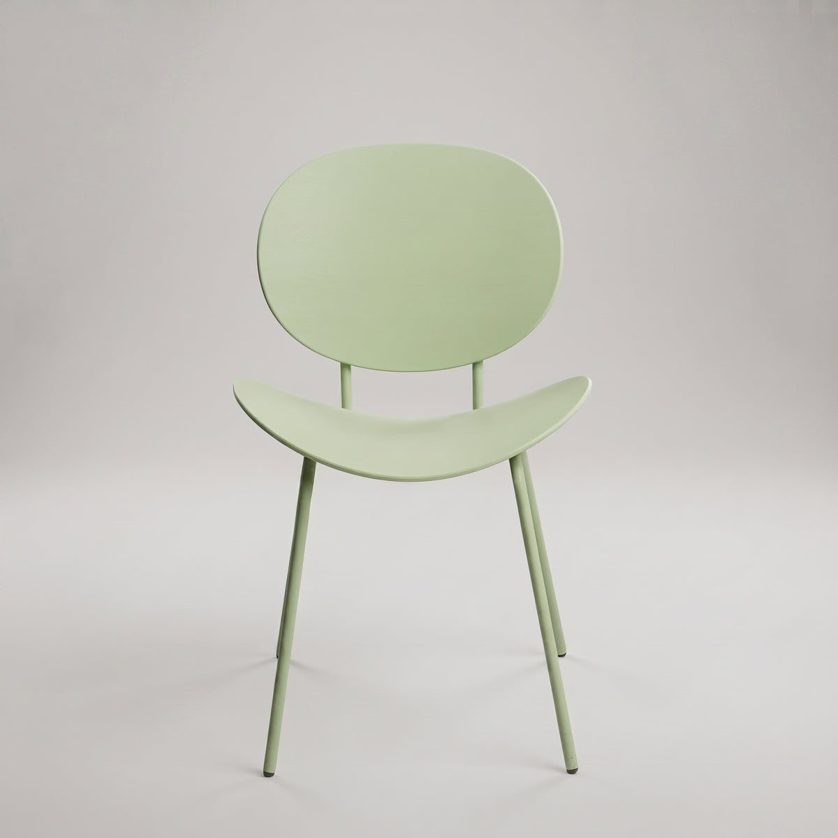 Axis Green Oval Plastic Chair by Zodiya