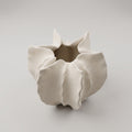 Off-white Cactus Ceramic Vase (small) By Zodiya