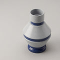 Blue Ceramic Flower Vase By Zodiya
