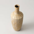 Beige Large Ceramic Flower Vase By Zodiya