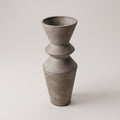 Grey Rustic Ceramic Flower Vase By Zodiya