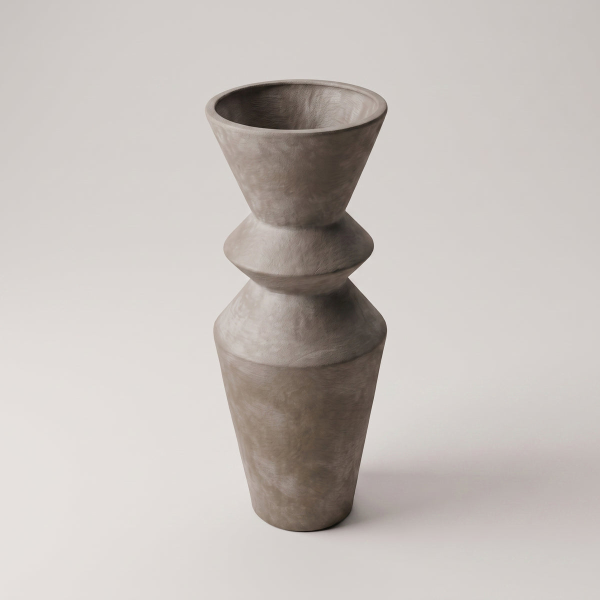 Grey Rustic Ceramic Flower Vase By Zodiya
