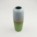 Sage Green and Grey Large Ceramic Flower Vase By Zodiya