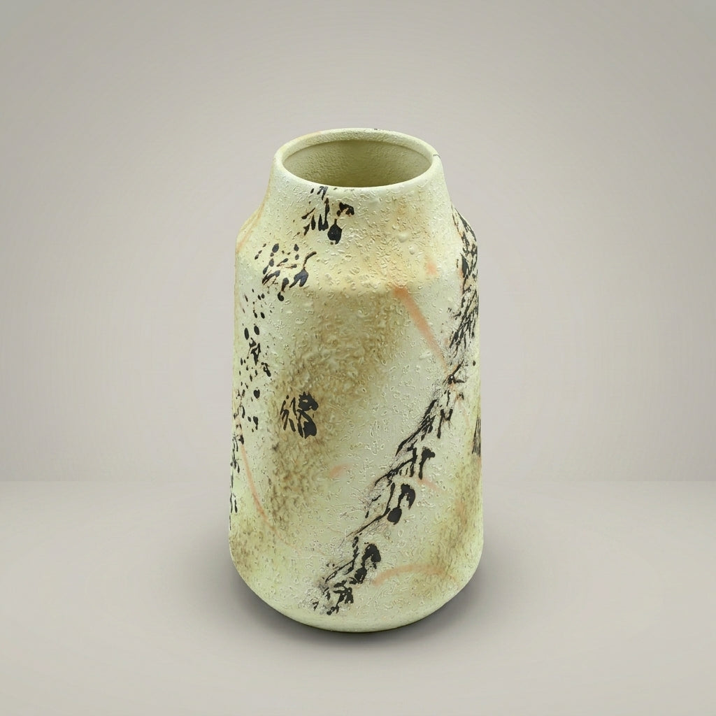Painted Ceramic Flower Vase By Zodiya