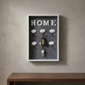 Black and White Wooden Key Holder Stand By Zodiya