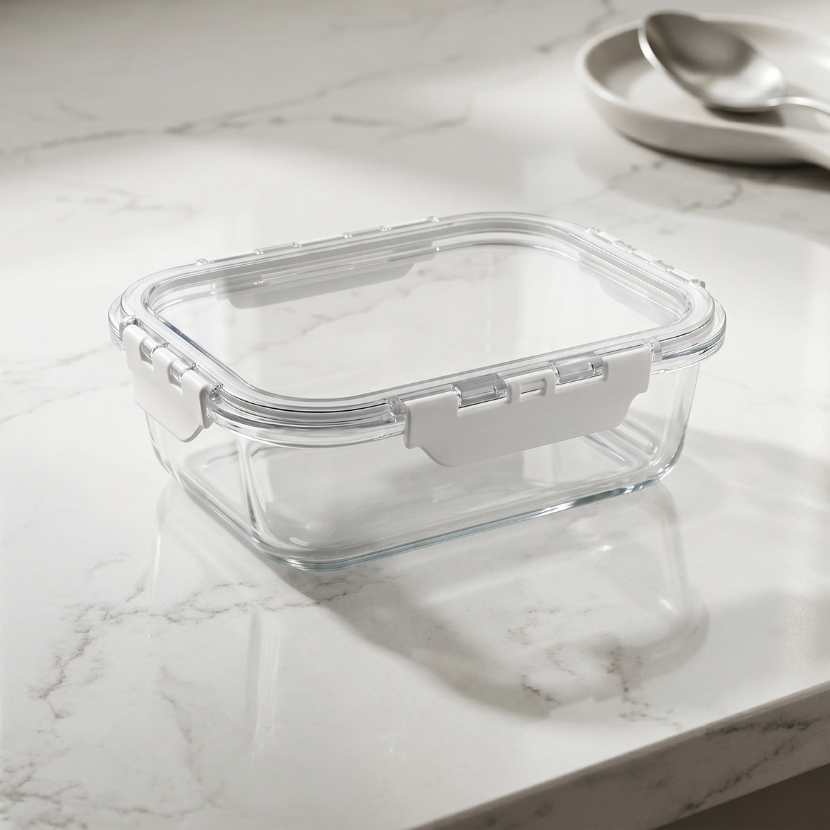 Glass Food Container Box (1000 ml)by Zodiya