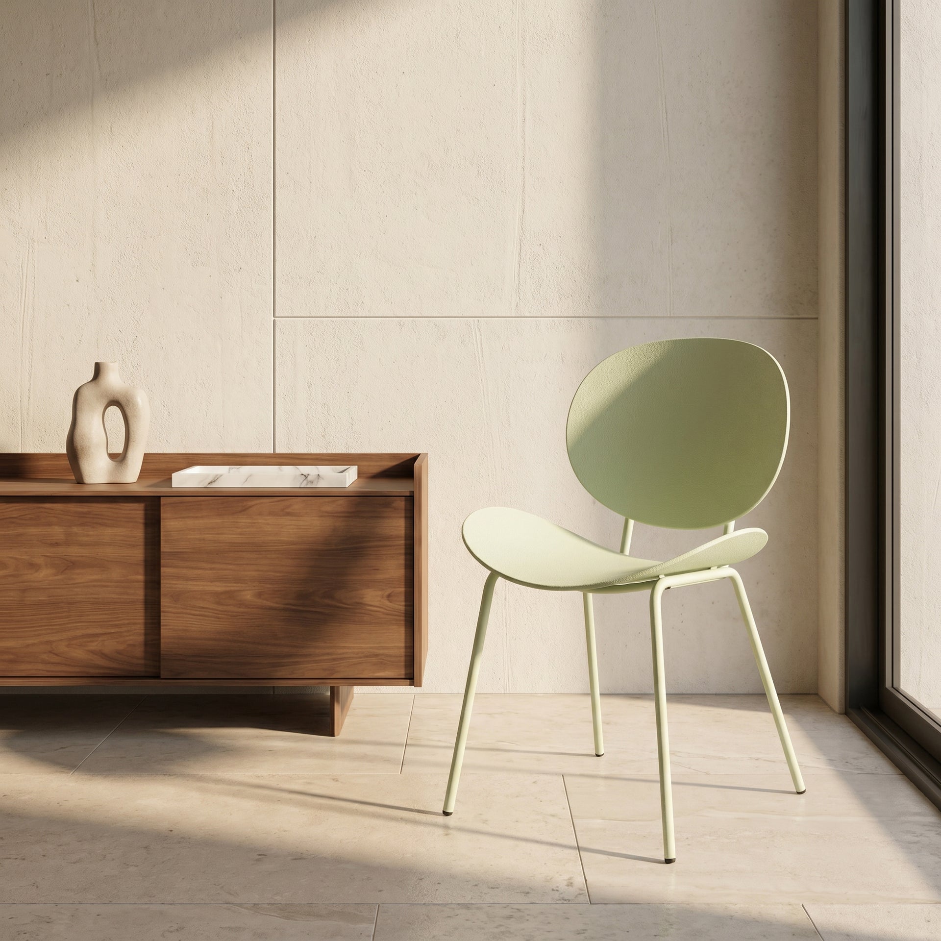 Axis Green Plastic Chair by Zodiya