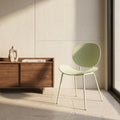 Axis Green Oval Plastic Chair by Zodiya