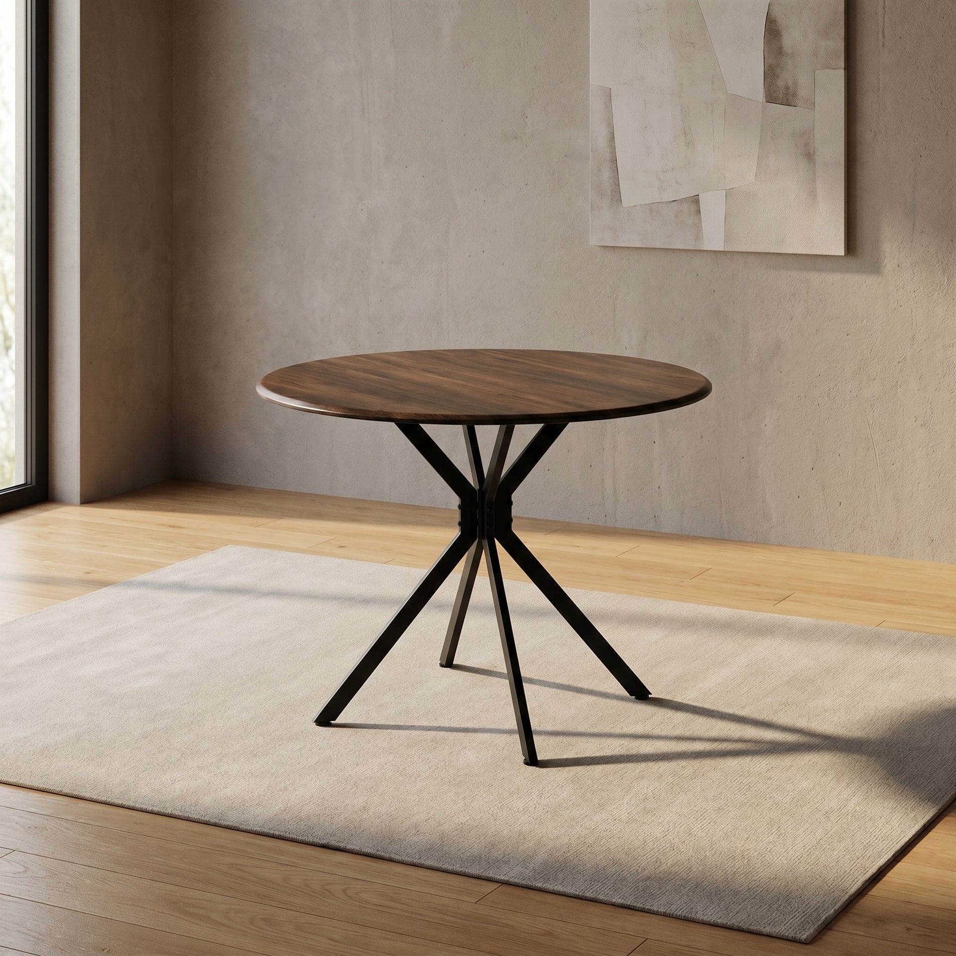 Omaha Round 4 seater Dining Table by Zodiya