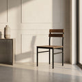 Omaha Wood and Metal Dining Chair by Zodiya