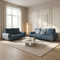 Sierra Teal Fabric 2 Seater Sofa by Zodiya