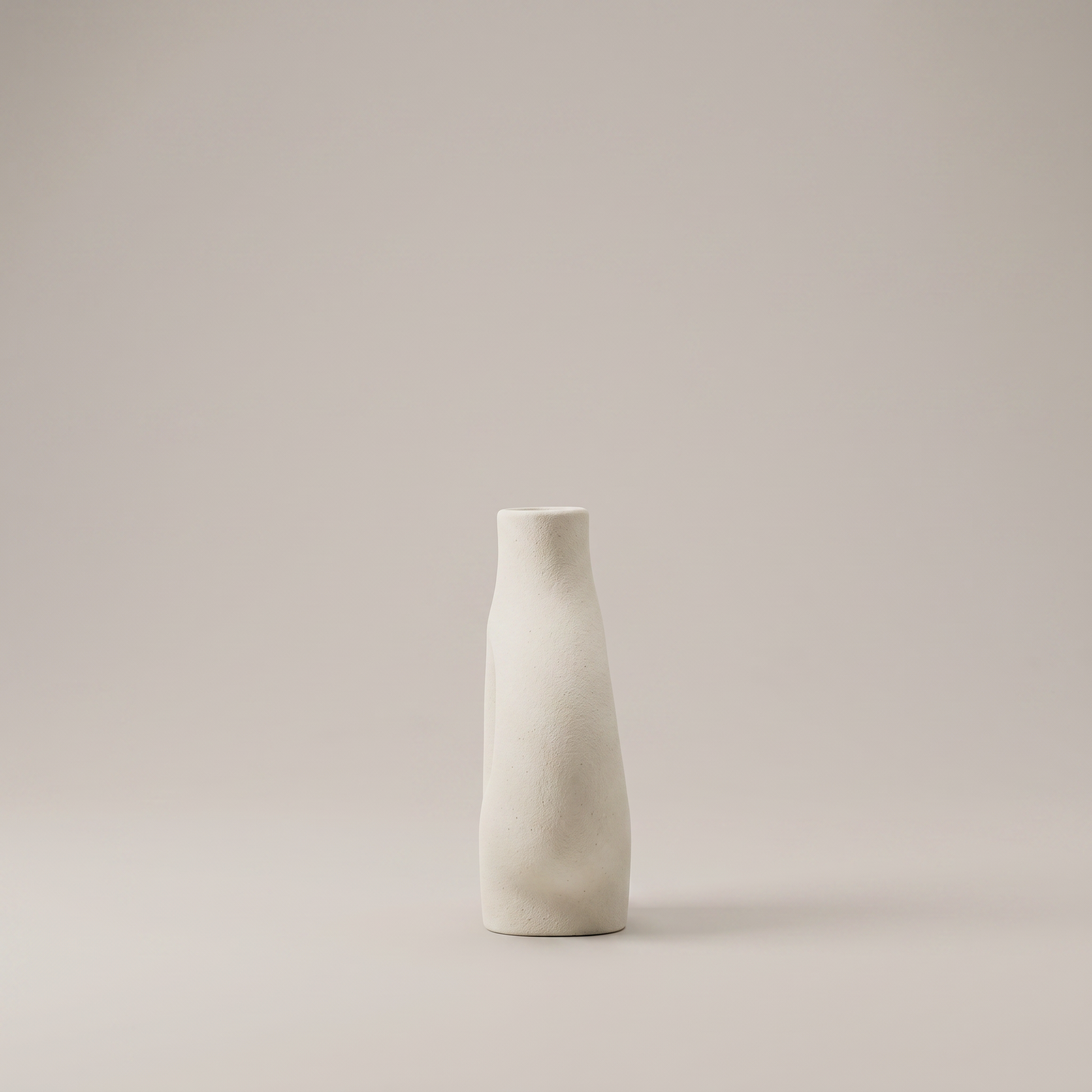 Beige Ceramic Vase by Zodiya-5