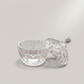 Glass Candy Bowl with Lid by Zodiya