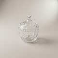 Glass Candy Bowl with Lid by Zodiya