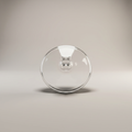 Clear Glass Candy Bowl by Zodiya