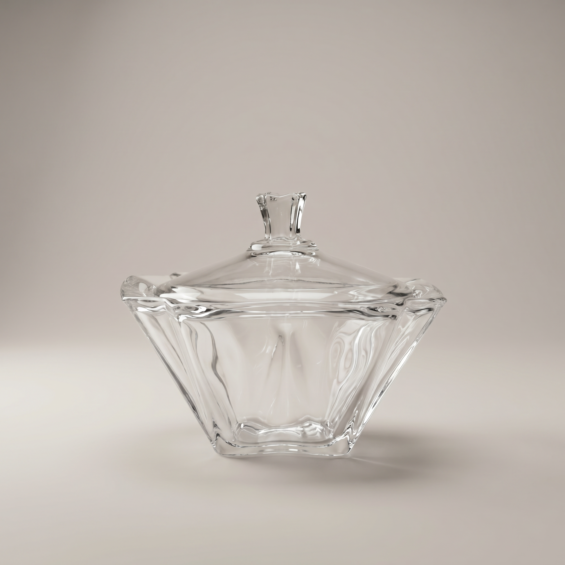 Clear Glass Candy Bowl by Zodiya-3