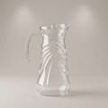 Clear Glass Water Jug by Zodiya