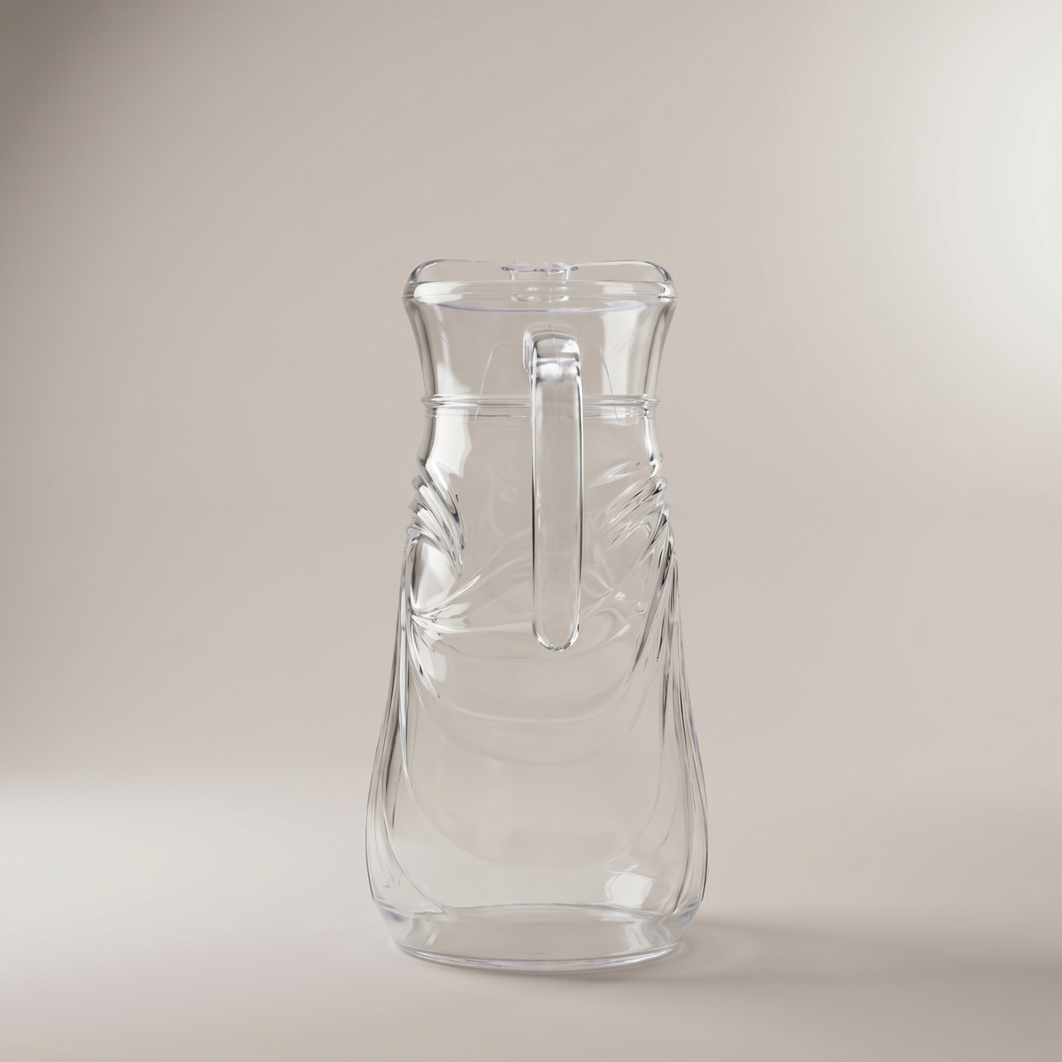 Clear Glass Water Jug by Zodiya