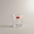 Clear Glass Cup Set of 6 by Zodiya