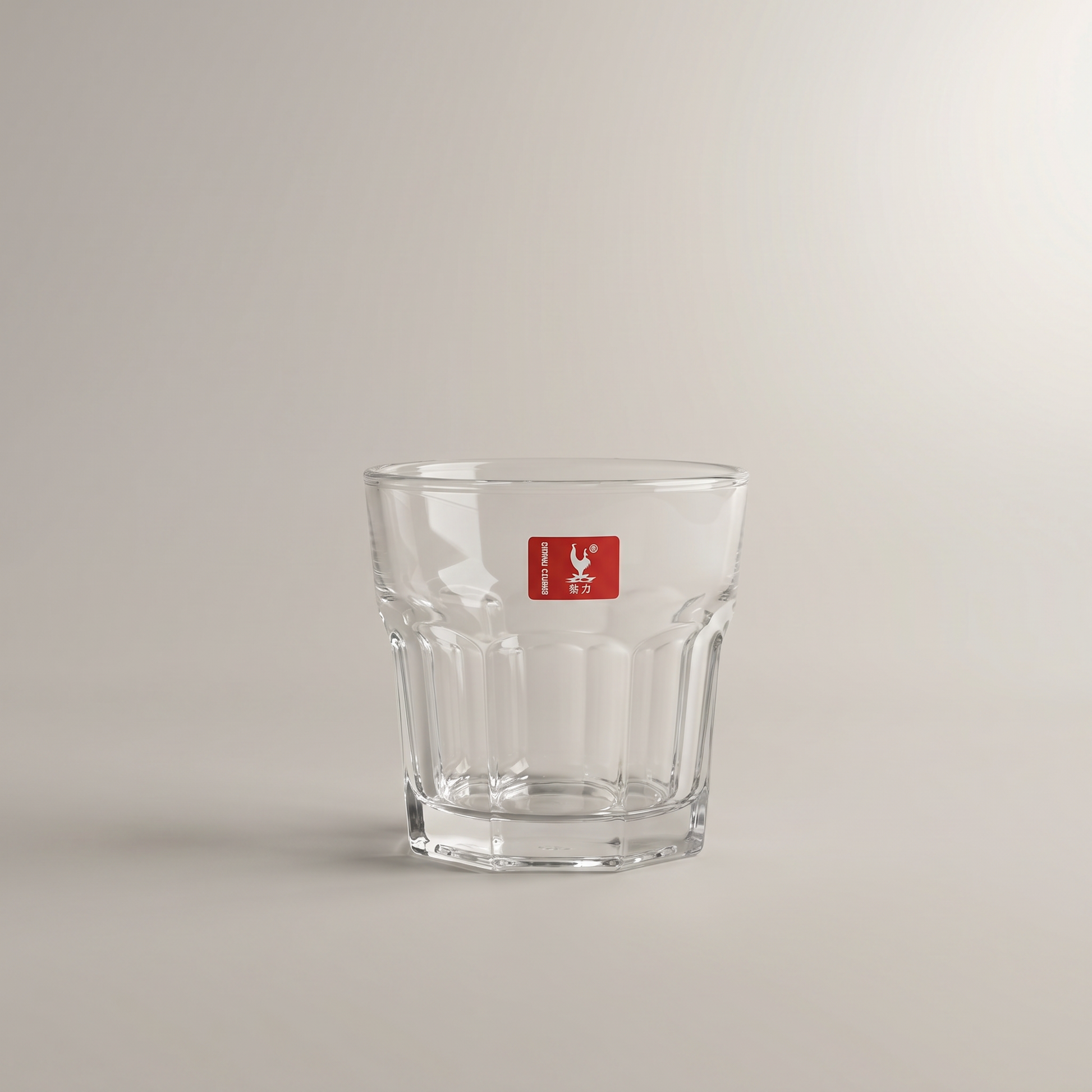 Clear Glass Cup Set of 6 by Zodiya-4