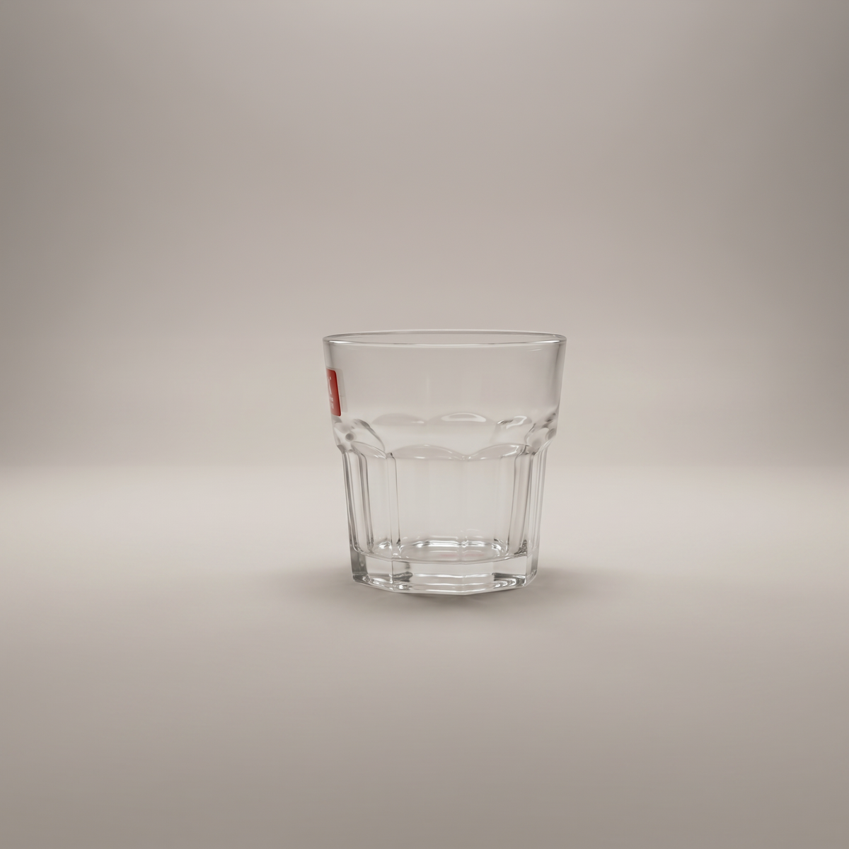 Clear Glass Cup Set of 6 by Zodiya