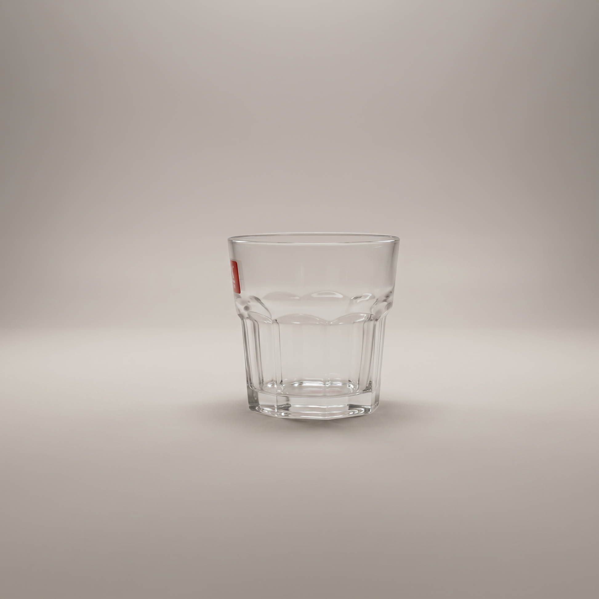 Clear Glass Cup Set of 6 by Zodiya-5
