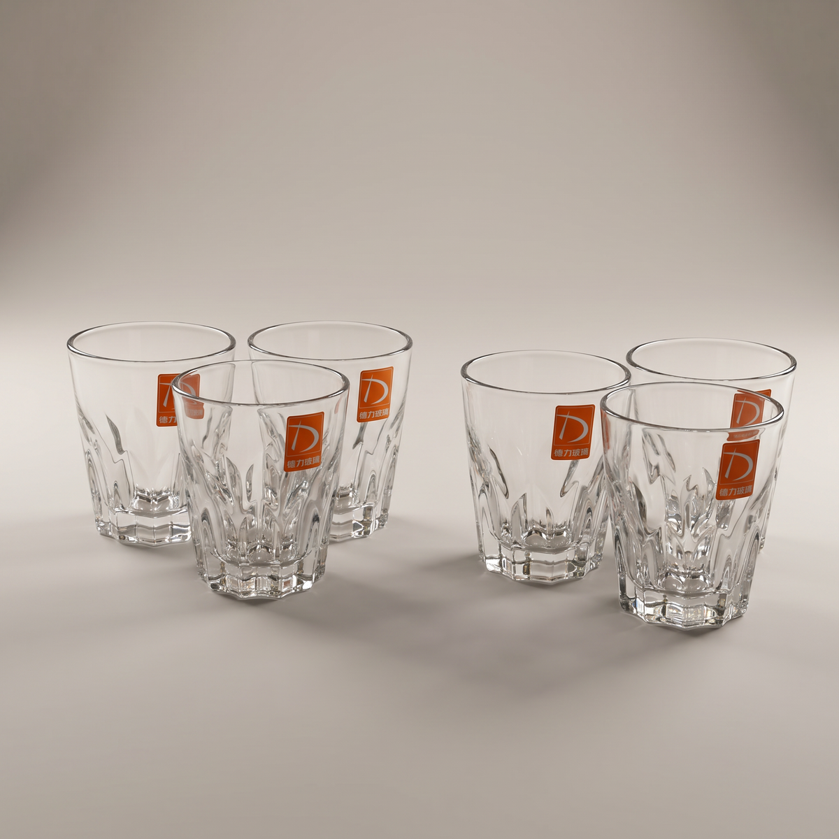 Clear Tea Glass Set of 6 by Zodiya