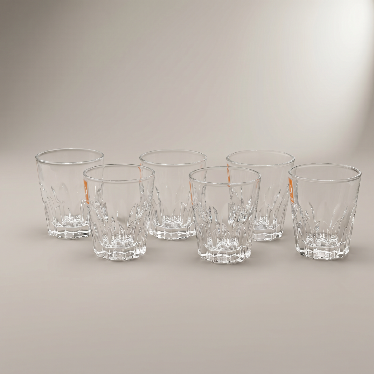 Clear Tea Glass Set of 6 by Zodiya