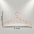 Plastic Cloth Hanger Set By Zodiya