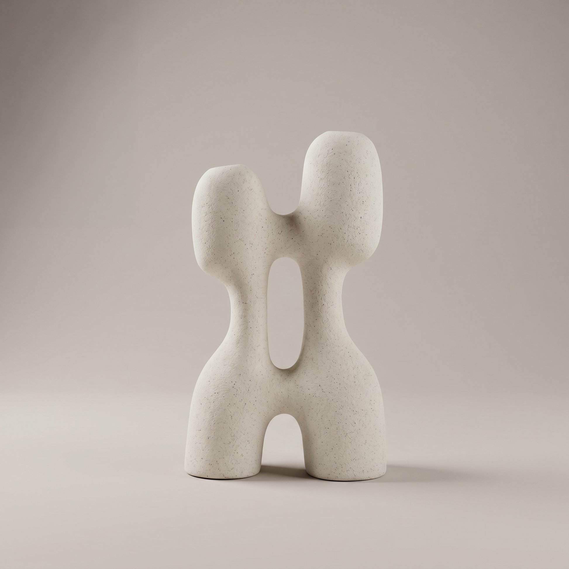 White Sculpture Decor Vase by Zodiya-5