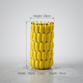 Yellow Flower Vase by Zodiya