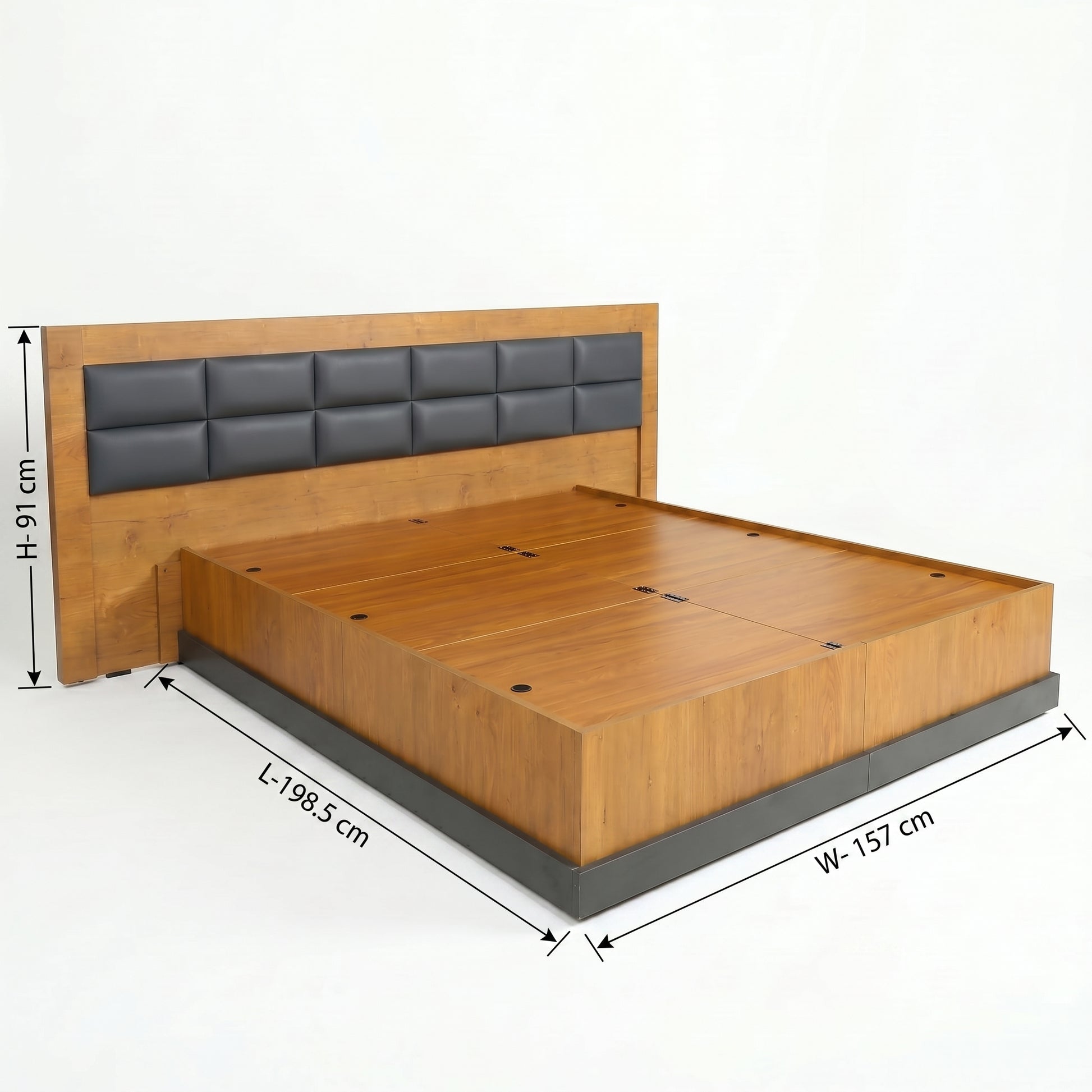 ZDY-FFI-ENORA COT WITH BED SIDE-19167-5