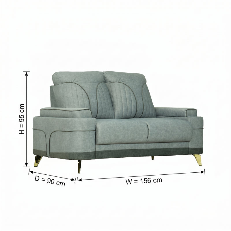 ZDY-MS-Milan sofa 2 Seater Omega grey-17562-2
