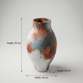 Antique Gradient Ceramic Flower Vase  (Large) By Zodiya