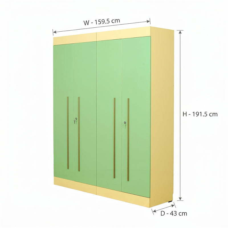 ZDY-FFI-Lormier Wardrobe 4 Door 191.5x159.5x43-17748-2