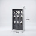 Black and White Wooden Key Holder Stand By Zodiya